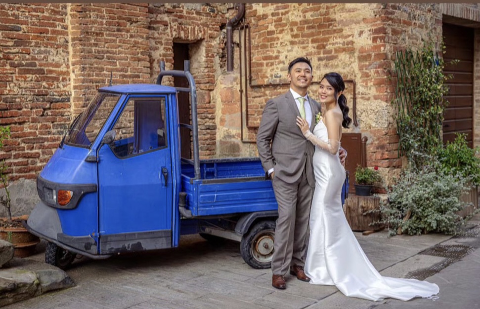 a wedding in citta' della pieve
